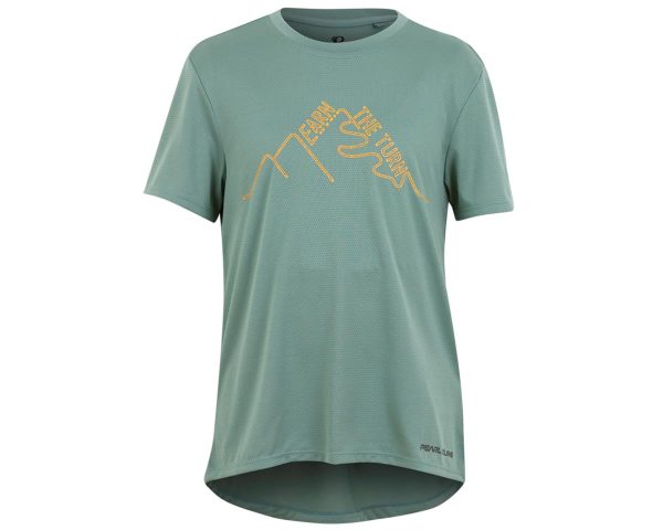 Pearl Izumi Jr Summit Short Sleeve Jersey (Pale Pine Earn The Turns) (Youth M) - 19422202H8PM