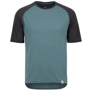 Pearl Izumi Men's Canyon Short Sleeve Jersey (Pale Pine/Phantom) (S) - 19122202H8SS