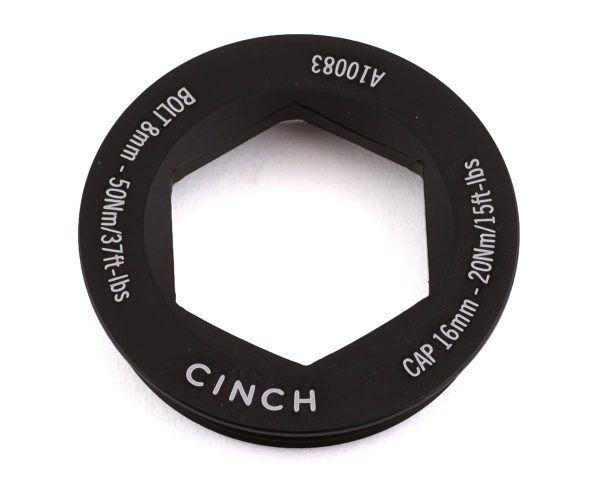Race Face CINCH XC/AM Crank Puller Cap & Washer Set (Matte Black) - F30026MAT