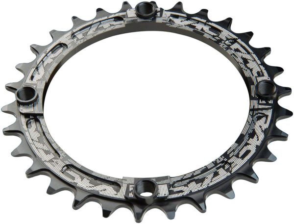 Race Face Narrow Wide Chainring: 104mm BCD 36t Black