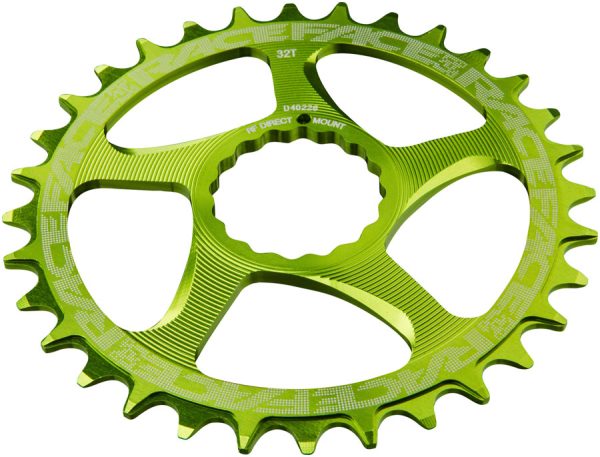 Race Face Narrow Wide Chainring: Direct Mount CINCH 30t Green