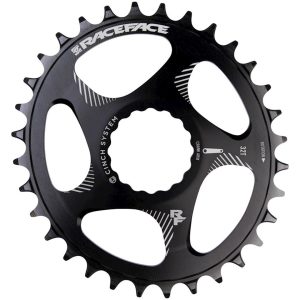 Race Face Narrow-Wide Oval CINCH Direct Mount Chainring (Black) (1 x 9-12 Speed)... - RNWDMOVAL30BLK