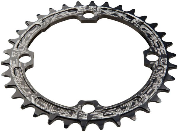 RaceFace Narrow Wide Chainring: 110mm BCD 38t Black