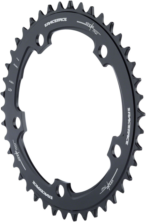 RaceFace Narrow Wide Chainring: 130mm BCD, 42t, Black
