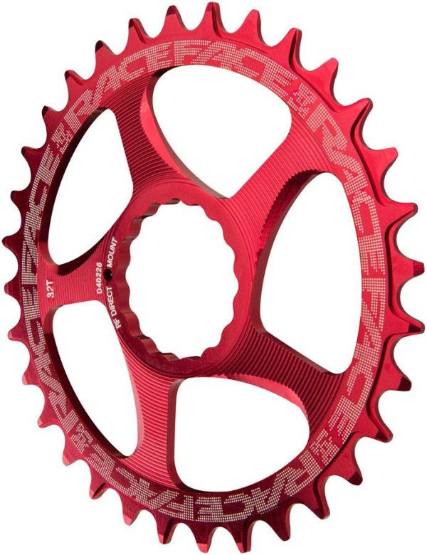 RaceFace Narrow Wide Chainring: Direct Mount CINCH 28t Red