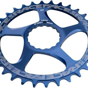 RaceFace Narrow Wide Chainring: Direct Mount CINCH 34t Blue
