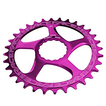 RaceFace Narrow Wide Chainring: Direct Mount CINCH 34t Purple