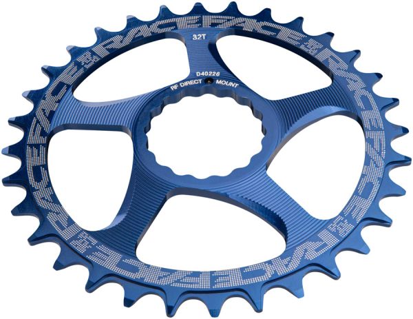RaceFace Narrow Wide Chainring: Direct Mount CINCH 36t Blue
