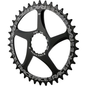 RaceFace Narrow Wide Chainring: Direct Mount CINCH 38t Black
