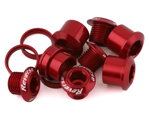 Reverse Components Chainring Bolt Set (Red) (4 Pack) - 50101