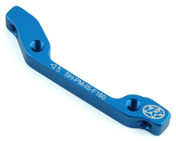 Reverse Components Disc Brake Adapters (Blue) (IS Mount) (160mm Front, 140mm Rear) - 02069