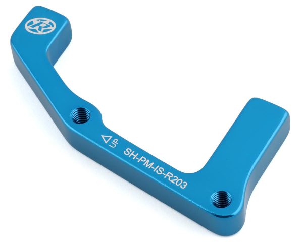 Reverse Components Disc Brake Adapters (Blue) (IS Mount | Shimano) (203mm Rear) - 02052