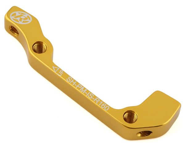 Reverse Components Disc Brake Adapters (Gold) (IS Mount) (180mm Front, 160mm Rear) - 02057