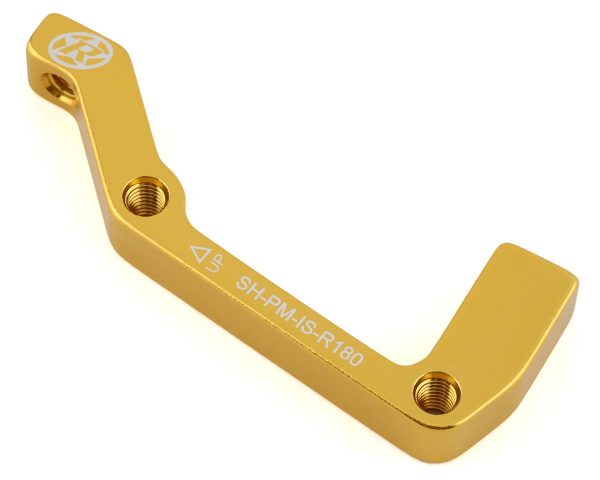 Reverse Components Disc Brake Adapters (Gold) (IS Mount | Shimano) (180mm Rear) - 02041