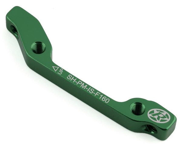 Reverse Components Disc Brake Adapters (Green) (IS Mount) (160mm Front, 140mm Rear) - 02065
