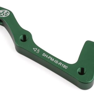 Reverse Components Disc Brake Adapters (Green) (IS Mount | Shimano) (180mm Rear) - 02040