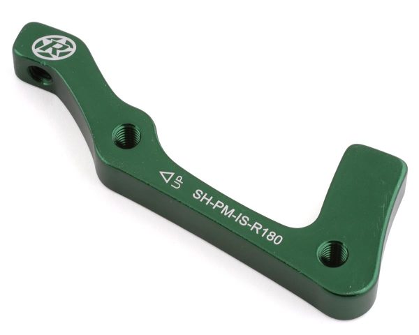 Reverse Components Disc Brake Adapters (Green) (IS Mount | Shimano) (180mm Rear) - 02040