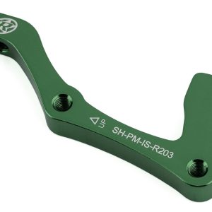 Reverse Components Disc Brake Adapters (Green) (IS Mount | Shimano) (203mm Rear) - 02048