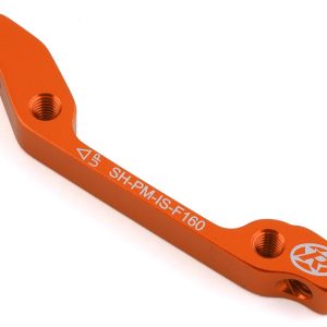Reverse Components Disc Brake Adapters (Orange) (IS Mount) (160mm Front, 140mm Rear) - 02070