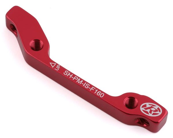 Reverse Components Disc Brake Adapters (Red) (IS Mount) (160mm Front, 140mm Rear) - 02064