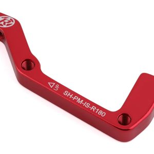 Reverse Components Disc Brake Adapters (Red) (IS Mount | Shimano) (180mm Rear) - 02039