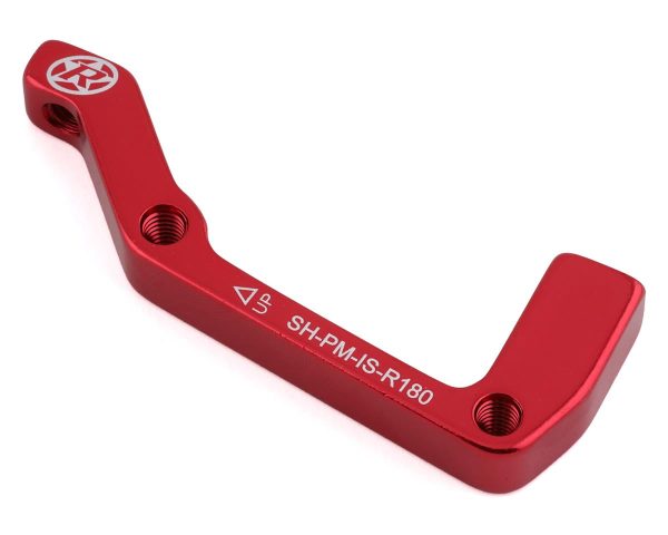 Reverse Components Disc Brake Adapters (Red) (IS Mount | Shimano) (180mm Rear) - 02039
