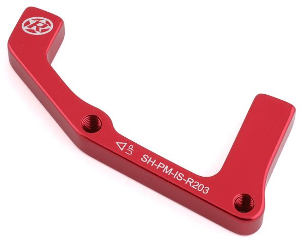 Reverse Components Disc Brake Adapters (Red) (IS Mount | Shimano) (203mm Rear) - 02047