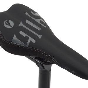 SDG Fly Jr Kid's Saddle (Black) (Steel Rails) (122mm) - 806