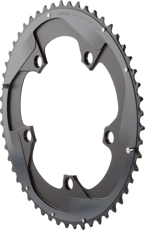 SRAM Force 22 53T 130mm Chainring Black for Hidden or Non-Hidden Bolt Use