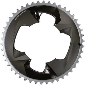 SRAM Force AXS Chainrings (Grey/Black) (2 x 12 Speed) (107mm BCD) (Outer) (48T) - 00.6218.015.003