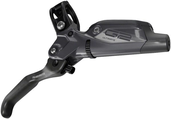 SRAM G2 Ultimate Replacement Hydraulic Brake Lever Assembly with Barb and Olive - Lunar Grey, No Hose
