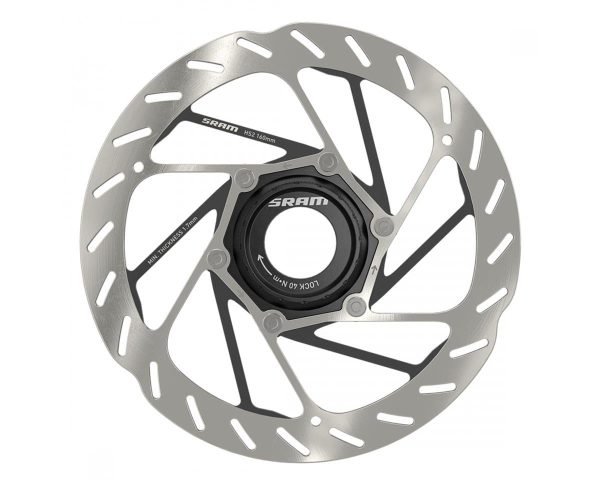 SRAM HS2 Disc Brake Rotor (Silver/Black) (Centerlock) (160mm) - 00.5018.176.004