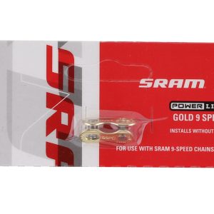 SRAM PowerLink Chain Connectors (Gold) (9 Speed) (1) - 72.2740.200.751