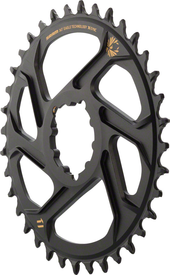 SRAM X-Sync 2 Eagle Chainring 36T Direct Mount 3mm Offset Boost Black with