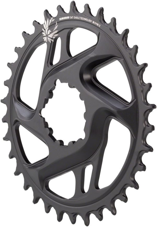 SRAM X-Sync 2 Eagle Cold Forged Aluminum Chainring 34T Direct Mount 6mm