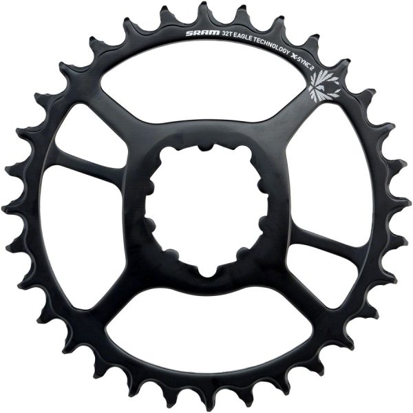 SRAM X-Sync 2 Steel Eagle Chainring 32t Direct Mount 3mm Offset Black