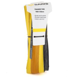 Saris Indoor Trainer Tire (Yellow) (700c / 622 ISO) (25mm) (Folding) - 9735T
