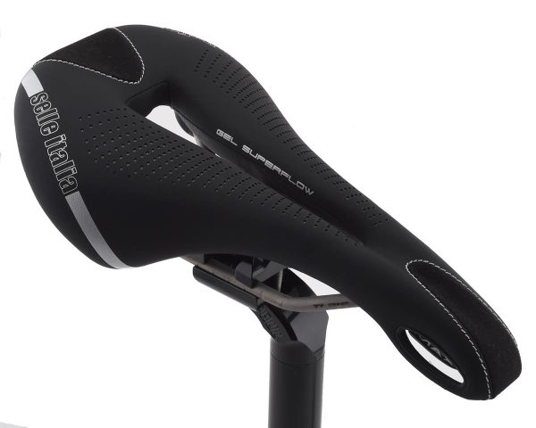 Selle Italia Max Flite Gel Superflow Saddle (Black) (Titanium Rails) (L3) (146... - 20I024H901IKC002