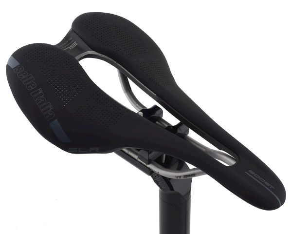 Selle Italia SLR Boost Superflow Saddle (Black) (Titanium Rails) (L3) (145mm) - 041A920IKC001