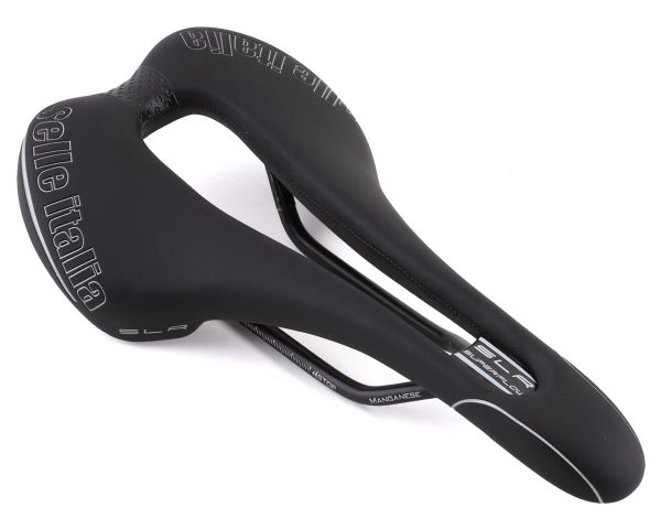 Selle Italia SLR Superflow Saddle (Black) (Manganese Rails) (L3) (145mm) - 041A145AHC002