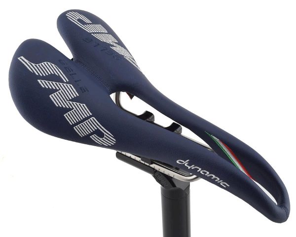 Selle SMP Dynamic Saddle (Blue) (AISI 304 Rails) (138mm) - ZSTRIKEDYNBL