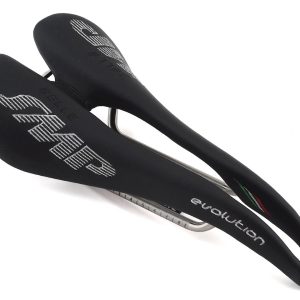 Selle SMP Evolution Saddle (Black) (AISI 304 Rails) (129mm) - ZSTRIKEVOMNE