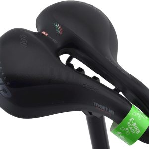 Selle SMP Martin Gel Touring Saddle (Black) (Steel Rails) (L) (263mm) - ZSTRIKETOURGELLNE