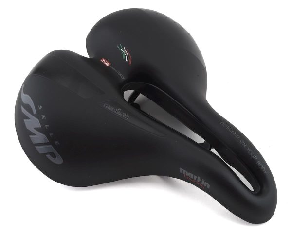 Selle SMP Martin Touring Saddle (Black) (FeC30 Rails) (M) (218mm) - ZSTRIKETOURNE