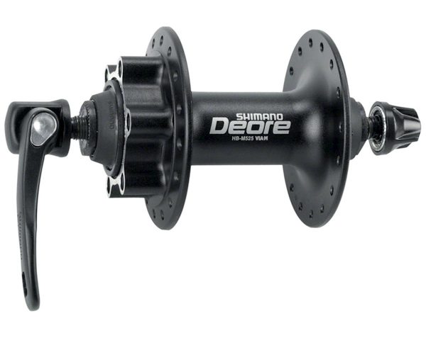 Shimano Deore HB-M525A Front Disc Hub (Black) (6-Bolt) (QR x 100mm) (32H) - EHBM525ABLS