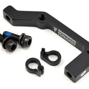 Shimano Disc Brake Adapters (Black) (R180P/S) (IS Mount) (180mm Rear) - ISMMAR180PSA