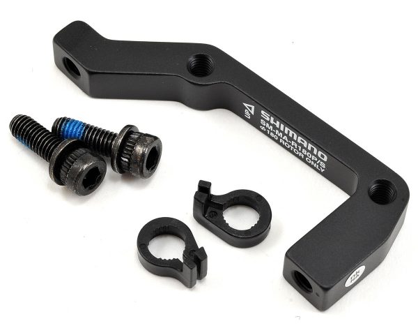Shimano Disc Brake Adapters (Black) (R180P/S) (IS Mount) (180mm Rear) - ISMMAR180PSA