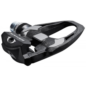 Shimano | Dura-Ace PD-R9100 SPD-SL Pedals Pair, Standard Axle, w/SM-SH12 Cleat | Composite
