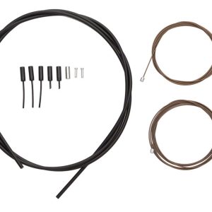 Shimano Dura Ace Road Shift Cable/Housing Set (Black) (Polymer Coated) (1.2mm) (1800/... - Y63Z98910