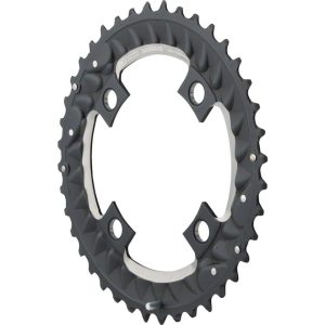 Shimano FC-M672 Chainrings (Black) (3 x 10 Speed) (Outer) (40T) (94/64mm Asym. BCD) - Y1VE98010